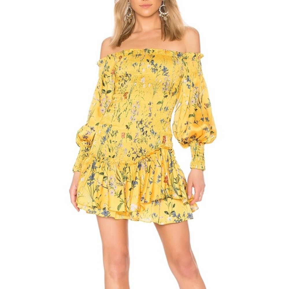 Alexis Gemina off the shoulder dress